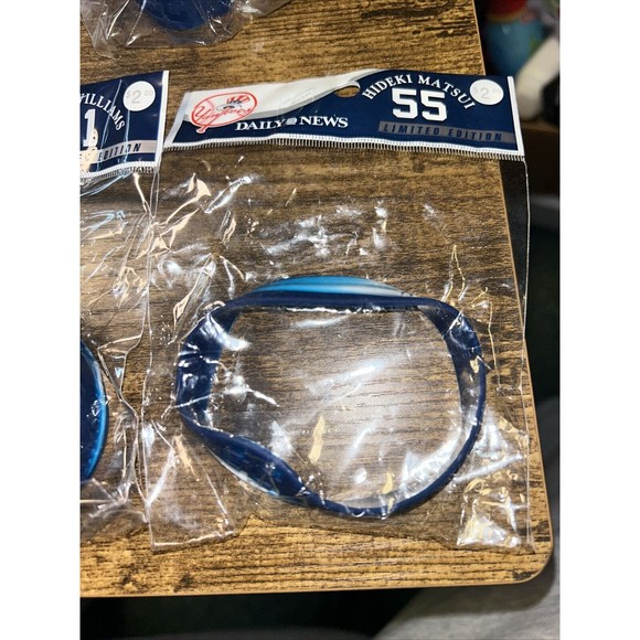 New York Yankees Daily News Silicone Wristband Bracelet Variety of 7 Bands - Picture 8 of 16